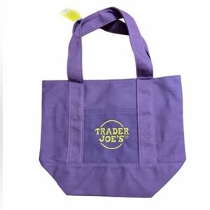 Trader Joe's Purple Tote Bag